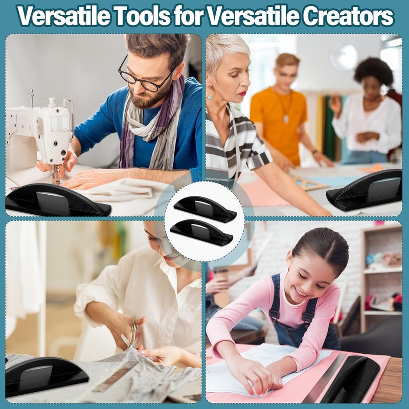 Zonon 2 Pack Fabric Pattern Weights for Sewing Heavy Duty Cast Iron Cloth Weights for Pattern Cutting Sewing Accessories - Image 3